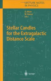 Cover of: Stellar candles for the extragalactic distance scale by D. Alloin, W. Gieren (eds.).