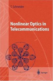 Cover of: Nonlinear Optics in Telecommunications (Advanced Texts in Physics)