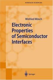 Cover of: Electronic Properties of Semiconductor Interfaces