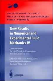 Cover of: New Results in Numerical and Experimental Fluid Mechanics IV | 