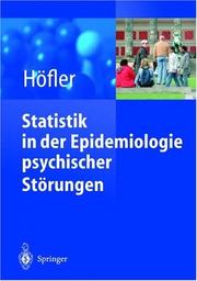 Cover of: Statistik in der Epidemiologie psychischer Störungen