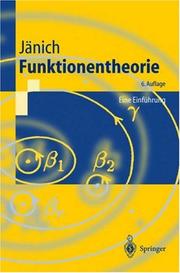 Cover of: Funktionentheorie: Eine Einführung (Springer-Lehrbuch)