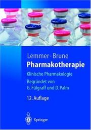 Cover of: Pharmakotherapie: Klinische Pharmakologie (Springer-Lehrbuch)