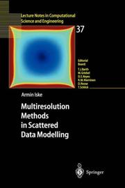 Cover of: Multiresolution Methods in Scattered Data Modelling | Armin Iske