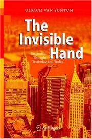 Cover of: The Invisible Hand: Economic Thought Yesterday and Today