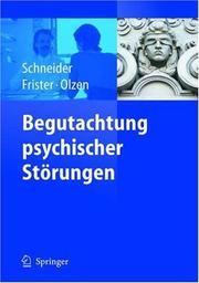 Begutachtung psychischer Störungen cover