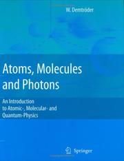 Cover of: An Introduction to Atomic and  Molecular Physics by Wolfgang Demtröder, Wolfgang Demtr÷der