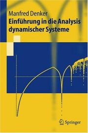 Cover of: Einführung in die Analysis dynamischer Systeme