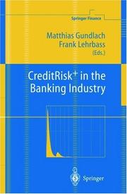 Cover of: CreditRisk+ in the Banking Industry