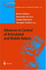 Cover of: Advances in Control of Articulated and Mobile Robots