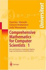 Cover of: Comprehensive mathematics for computer scientists by G. Mazzola