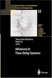 Cover of: Advances in Time-Delay Systems | 