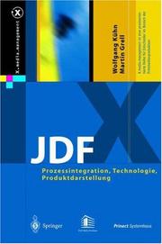 Cover of: JDF by Wolfgang Kühn, Martin Grell