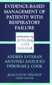 Cover of: Evidence-Based Management of Patients with Respiratory Failure by 