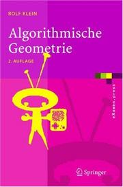 Algorithmische Geometrie by Rolf Klein