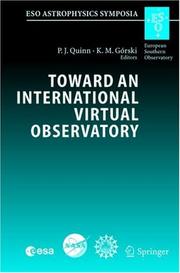 Cover of: Toward an International Virtual Observatory