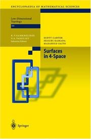 Cover of: Surfaces in 4-Space by Scott Carter, Seiichi Kamada, Masahico Saito