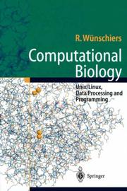 Cover of: Computational Biology by Röbbe Wünschiers, R÷bbe Wnnschiers