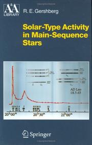 Solar-Type Activity in Main-Sequence Stars by R.E. Gershberg