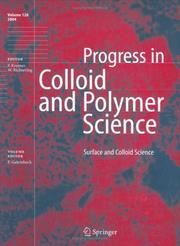 Cover of: Surface and Colloid Science