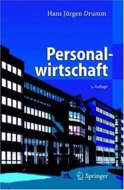 Cover of: Personalwirtschaft