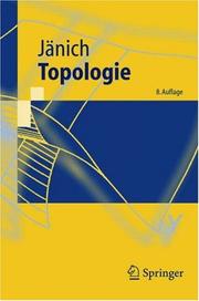 Cover of: Topologie by Klaus Jänich