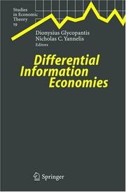 Cover of: Differential Information Economies (Studies in Economic Theory)