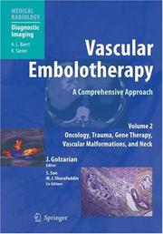 Cover of Vascular embolotherapy by 