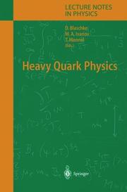 Cover of: Heavy quark physics