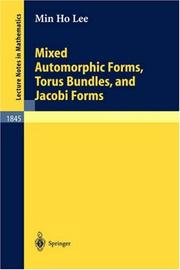 Mixed automorphic forms, torus bundles, and Jacobi forms by Min Ho Lee