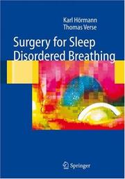 Cover of: Surgery for sleep-disordered breathing