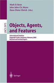 Cover of: Objects, Agents, and Features by 