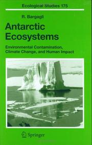 Cover of: Antarctic ecosystems: environmental contamination, climate change, and human impact