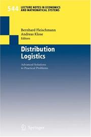 Cover of: Distribution Logistics: Advanced Solutions to Practical Problems (Lecture Notes in Economics and Mathematical Systems)