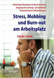 Cover of: Stress, Mobbing und Burn-out am Arbeitsplatz