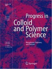 Cover of: Mesophases, Polymers, and Particles