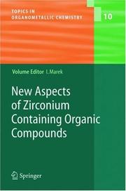 Cover of: New aspects of zirconium containing organic compounds