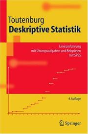 Cover of: Deskriptive Statistik by Helge Toutenburg