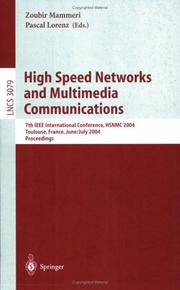 Cover of: High Speed Networks and Multimedia Communications | 