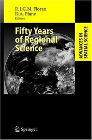 Cover of: Fifty Years of Regional Science (Advances in Spatial Science)