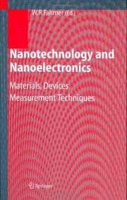 Cover of: Nanotechnology and Nanoelectronics | W.R. Fahrner
