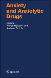 Cover of: Anxiety and Anxiolytic Drugs (Handbook of Experimental Pharmacology) by 