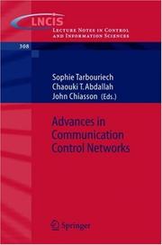 Cover of: Advances in communication control networks