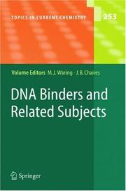 Cover of: DNA Binders and Related Subjects (Topics in Current Chemistry) by 
