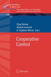 Cover of: Cooperative Control: A Post-Workshop Volume, 2003 Block Island Workshop on Cooperative Control (Lecture Notes in Control and Information Sciences)