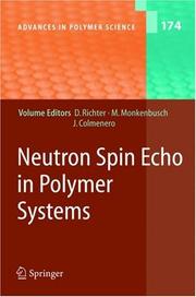 Cover of: Neutron spin echo in polymer systems