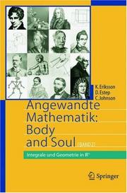 Cover of: Angewandte Mathematik: Body and Soul by K. Eriksson, Donald Estep, Johnson, C.