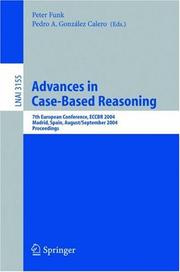 Cover of: Advances in Case-Based Reasoning | 