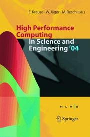 Cover of: High performance computing in science and engineering 