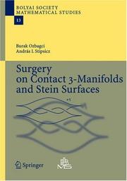 Cover of: Surgery on Contact 3-Manifolds and Stein Surfaces (Bolyai Society Mathematical Studies)